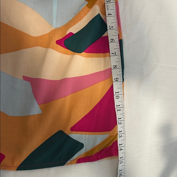 YLLW Colorful Geometric Mini Skirt - Picture 6 of 6